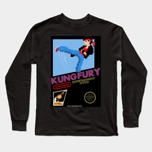 Kung Fu-ry Long Sleeve T-Shirt by Heroesandheadkicks